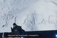 『DEATH STRANDING』“アレ”を使って雪の中に名前を刻む！ 海外ユーザーが15時間かけて行った挑戦 画像