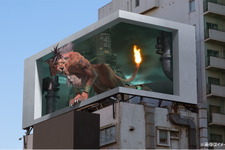 『FF7 リメイク』表参道ヒットビジョンに「レッドXIII」登場！大迫力の“巨大3D映像”公開中 画像