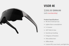 Vision Proより実用的うたうVR/ARヘッドセットImmersed Visor、初期費用399ドルのサブスクVisor Plus発表。出荷は2024年半ば(予定) 画像