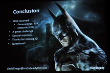 【GDC2010】『バットマン アーカム・アサイラム』のビジュアル表現手法 画像