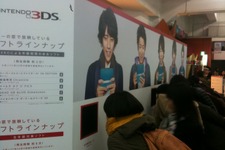 3DSラインナップを映像でチェックできるデモウォールが主要駅に登場 画像