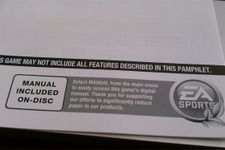 EA、一部タイトルで紙の説明書を廃止  画像
