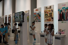 【TGS 2011】ソーシャルゲームの勢いを象徴するグリーは、遊べるブースを出展  画像