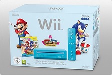 欧州任天堂、『マリオ&ソニック AT ロンドンオリンピック』を同梱したブルーの新型Wiiを発売 画像