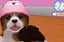 3DS『かわいい仔犬3D』、子犬たちが自分の部屋に遊びにやってくる 画像