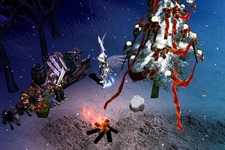 『ミュー　奇蹟の大地』雪原の街「デビアス」がクリスマス仕様に！ 画像