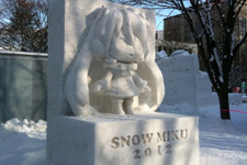 雪まつり「初音ミク」雪像、再制作が完了 ― 強度を高めた構造に 画像