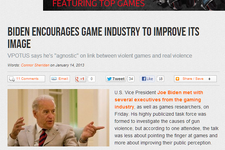 米国ジョー・バイデン副大統領の希望は「業界側からの、ゲームの社会的イメージ向上」 画像