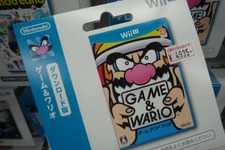 ワリオの顔が大きく描かれた『ゲーム＆ワリオ』ダウンロードカード、一足先に店頭で販売中 画像