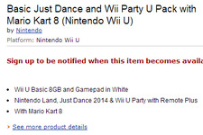 Wii Uに『マリオカート8』『JUST DANCE 2014』『Wii Party U』を同梱したセットパックが登場か 画像