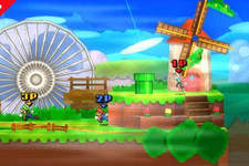 『スマブラ for 3DS』にシリーズ初となる『ペーパーマリオ』ステージが登場 画像