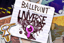 Wii U版『ボールポイントユニバース：インフィニット』配信開始 ─ ラクガキの世界を旅するSTGアドベンチャー 画像