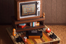LEGOで「Atari 2600のある80年代ゲーム部屋」を再現 画像