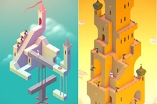 アップルデザイン2014受賞作品『Monument Valley』iOS版が無料配信 ― 錯視絵的パズルゲー 画像