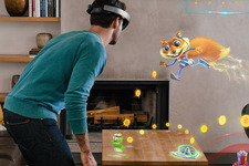 マイクロソフトのARデバイス「HoloLens」開発機版が予約開始、ゲーム3本を収録 画像