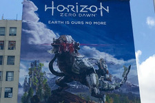 LAに『Horizon Zero Dawn』巨大ポスター登場！キャッチコピーは「地球はもう私たちのものではない」 画像