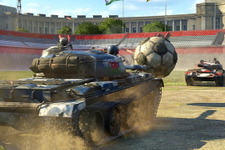 戦車ゲーム『World of Tanks』にサッカー実装、6月1日より期間限定で…砲撃も可能 画像