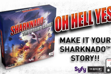 B級サメ竜巻映画「シャークネード」がまさかのボードゲームに！？Kickstarterでプロジェクト始動 画像