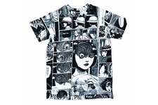 伊藤潤二のホラー漫画「うずまき」デザインのアパレルが登場、「あざみ」Tシャツやパーカーなど 画像