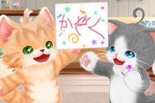 スイッチ/3DS『ネコ・トモ』発表─今度は“ほんわか家族”ができちゃう！ 可愛い2匹のネコとおしゃべりしよう 画像