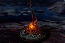 『ダークソウル』束の間の安息を与える「篝火」がスタチューで登場―ライトアップギミックにより“灯す瞬間”を再現 画像