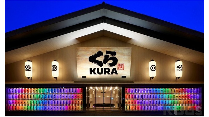 くら寿司が台湾に新店舗をオープン―七色に光り輝く提灯ウォールは「ゲーミング寿司」感に溢れる