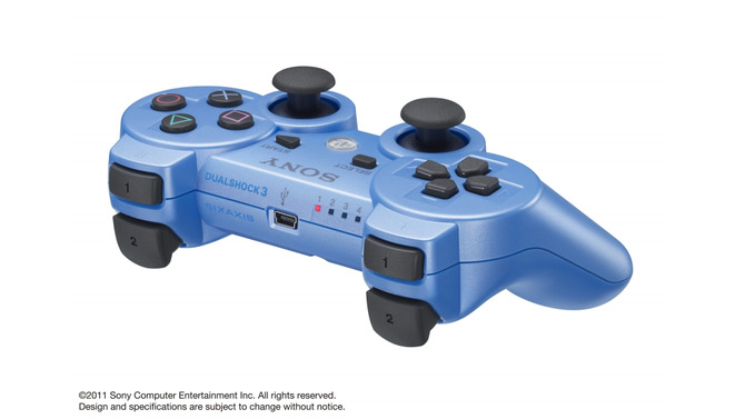 新色PS3コントローラ「キャンディー・ブルー」＆充電スタンドが4月21日発売