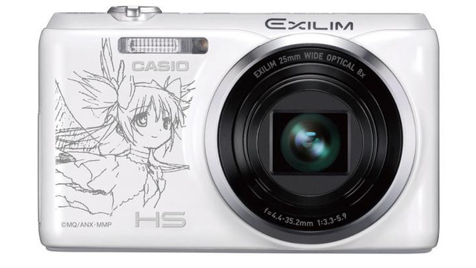 「『魔法少女まどか☆マギカ×EXILIM』コラボデジタルカメラ」のオリジナルレーザー刻印のイメージ