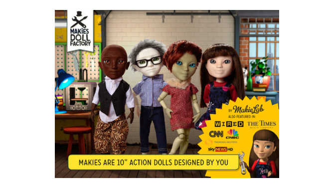 『Makies Doll Factory』14万ダウンロード突破！ ― これまで30万体のドールが作られる