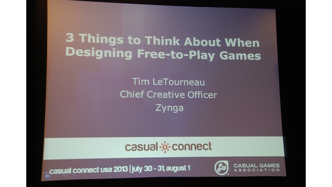 【カジュアルコネクトアメリカ2013】業界大手のジンガがF2Pのゲームデザインメソッドについて語った