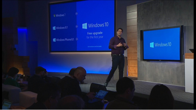 マイクロソフト、Windows 10への無料アップデートを発表―音声アプリ「コルタナ」や「Project Spartan」も