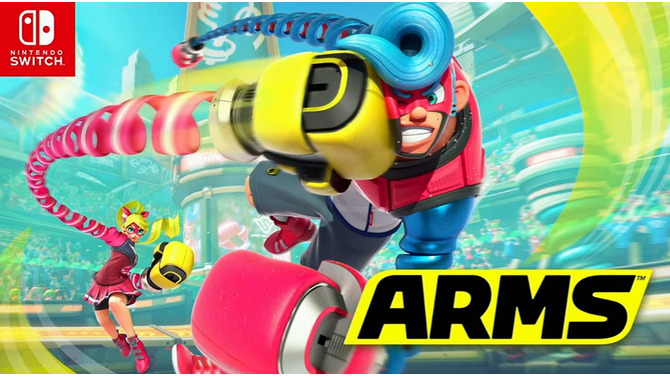 ニンテンドースイッチ新作格闘スポーツ『ARMS』―Joy-Conを使って戦え！