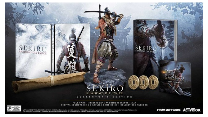 『SEKIRO: SHADOWS DIE TWICE』刀を構えたクールなフィギュア付きコレクターズエディションが海外発表
