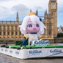 『原神』ロンドン・テムズ川に「ジャイアントパイモン」出現！漂流航海でファンを盛り上げる