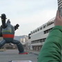 超巨大ARカードで実物大の鉄人28号と記念撮影【動画】
