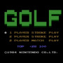 『ゴルフ』タイトル画面