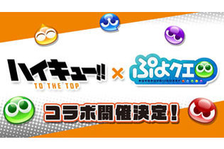 『ぷよクエ』x「ハイキュー!!」コラボイベント開催決定！続報は26日20時より配信予定の“公式生放送”にて発表 画像