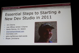 【GDC2011】自分のゲームスタジオを持つにはどうしたらいい?  