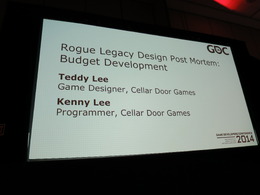 【GDC 2014】懐かしの雰囲気を漂わす横スクロール2DアクションRPG『ローグ・レガシー』はこうして作られた