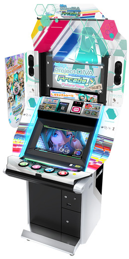 『初音ミク Project DIVA Arcade Future Tone with フォトスタジオ』ゲーム筐体