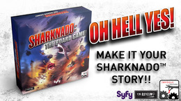 B級サメ竜巻映画「シャークネード」がまさかのボードゲームに！？Kickstarterでプロジェクト始動
