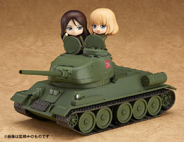 「ガルパン」のソ連戦車が「ねんどろいど もあ」より発売―カチューシャ＆ノンナを乗せる事も！