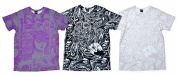 伊藤潤二のホラー漫画「うずまき」デザインのアパレルが登場、「あざみ」Tシャツやパーカーなど