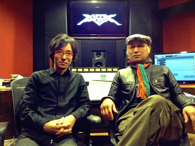 オーディオディレクターの山東善樹氏(右)、コンポーザーの北川保晶氏(左)