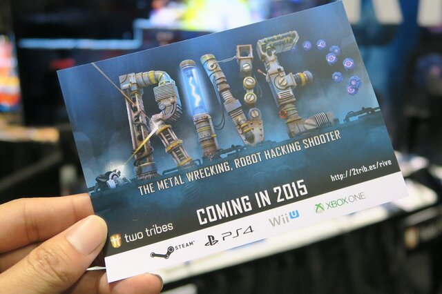 【PAX East 2015】Two Tribesから配信予定の2D横スクロールシューター『RIVE』を体験