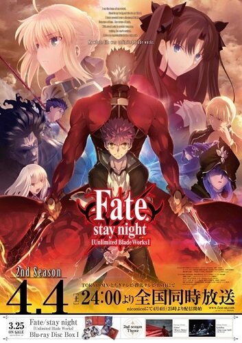 「Fate/stay night [UBW]」最新PVとキービジュアルお披露目