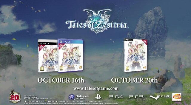 PS4/PC版『テイルズ オブ ゼスティリア』発表…欧州で10月発売