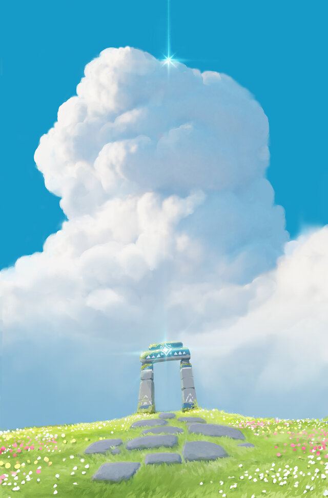 『風ノ旅ビト』開発元が新作ゲームを予告！ジブリっぽいティザーイメージも