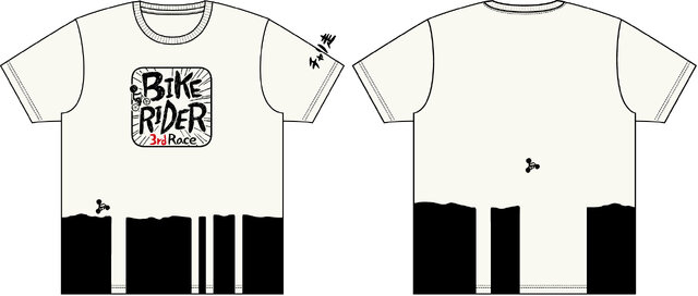 『チャリ走』×「しまむら」によるコラボTシャツ登場、3月22日より販売開始