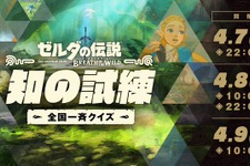 『ゼルダの伝説 BotW』全国一斉クイズが4月7日～9日に開催！最新作『TotK』発売前に前作をおさらい 画像